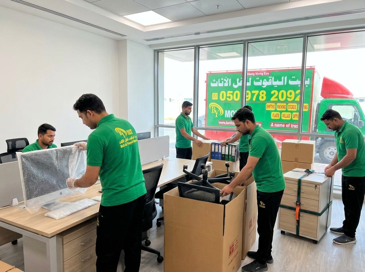 Office movers Ajman commercial relocation