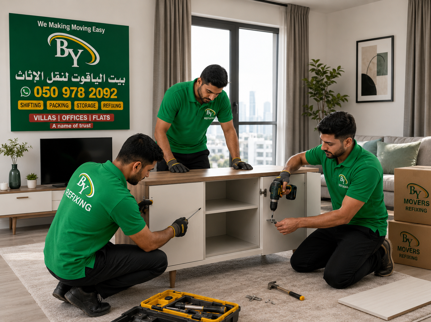 Furniture assembly Abu Dhabi refixing